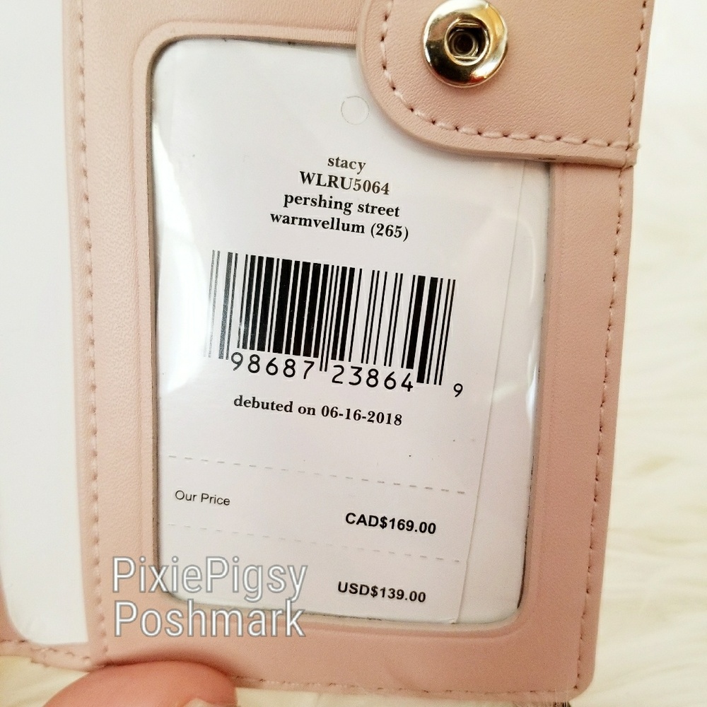 NWT Kate Spade Pershing Street Stacy Bow Wallet - Picture 2 of 6